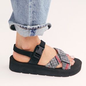 Free People La Plaz Sandals Worn Twice